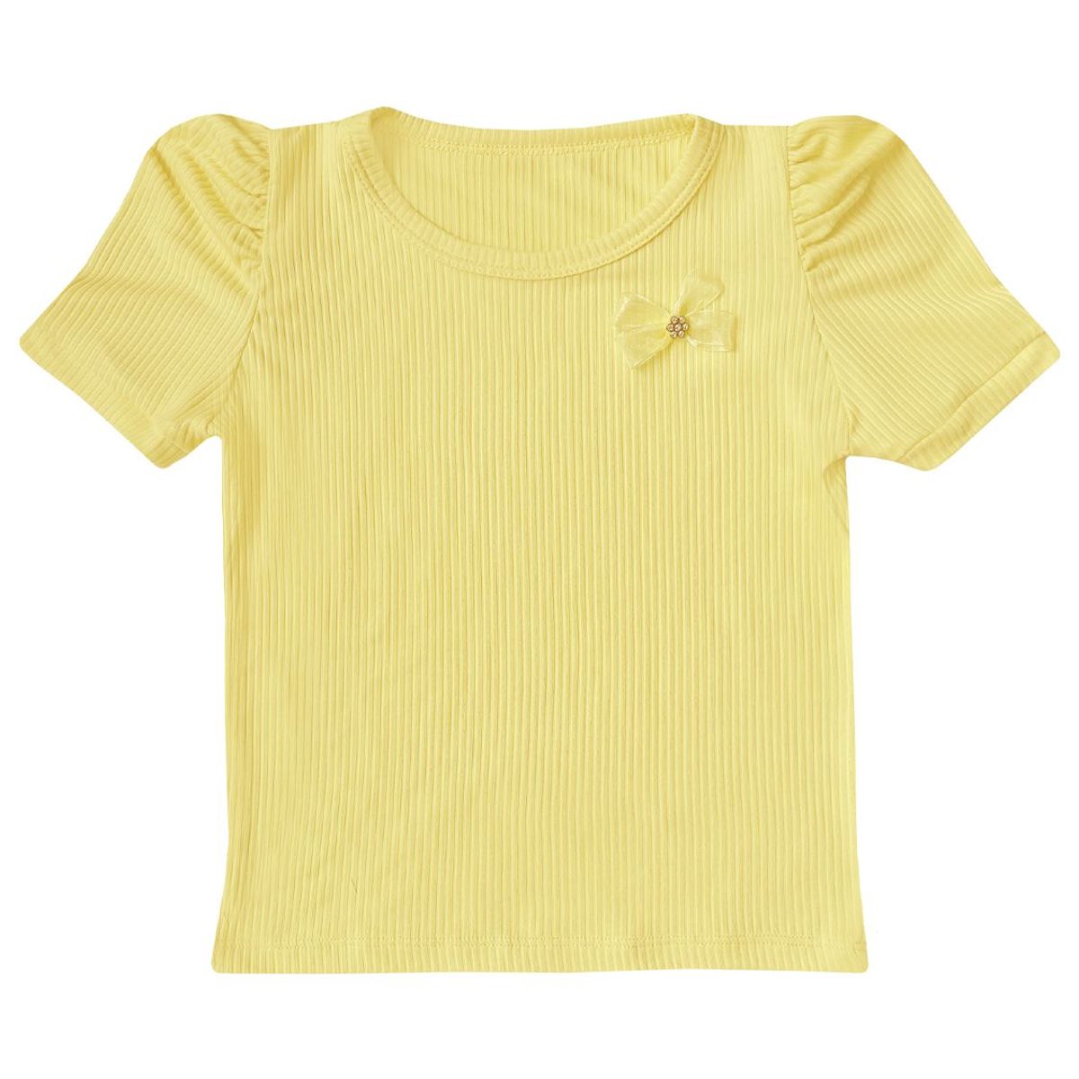 KIDS MASHMELO - POLO NIÑA RIB CON RECOGIDO EN MANGAS KIDS MASHMELO