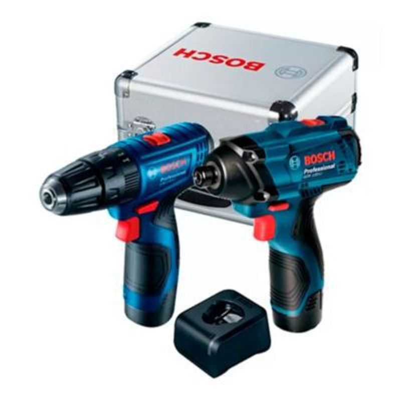 BOSCH - Taladro Atornillador GSR 120 + Impacto GDR 120 Bosch 12v