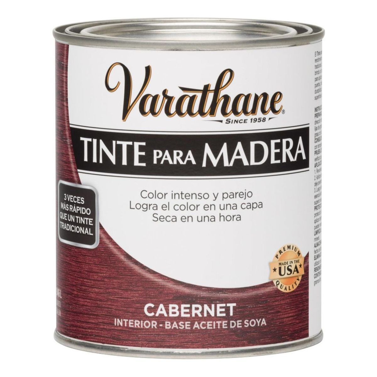 RUST OLEUM - Varathane Tinte para madera Cabernet  0,946L