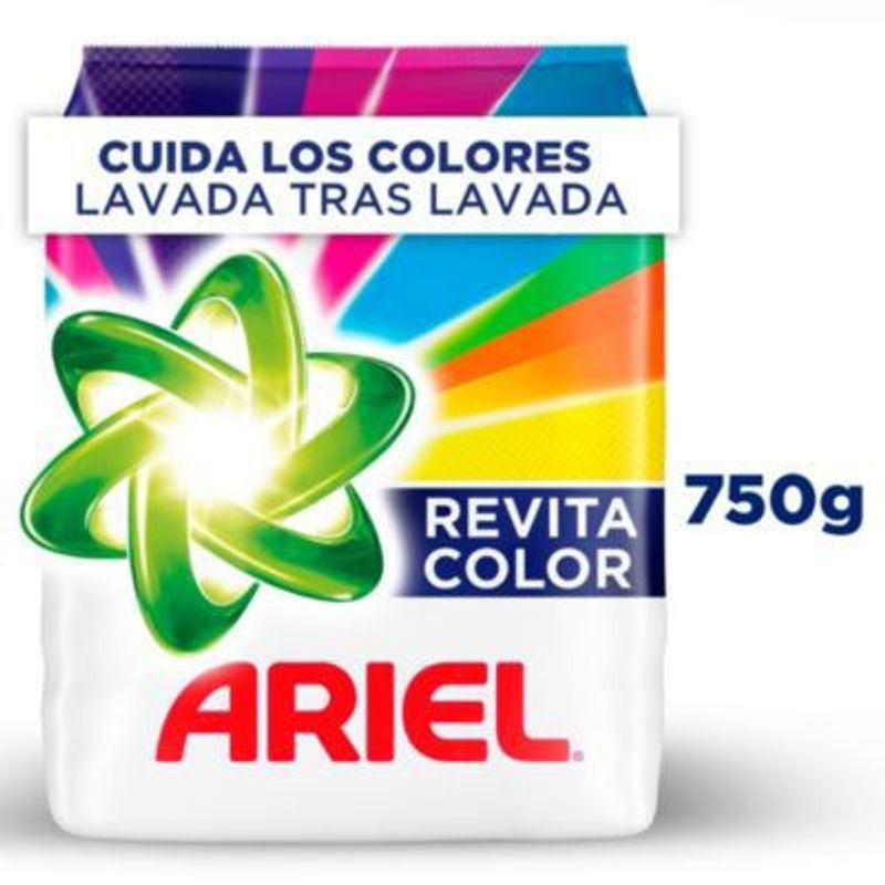 ARIEL - Detergente en Polvo Ariel Revitacolor 750g
