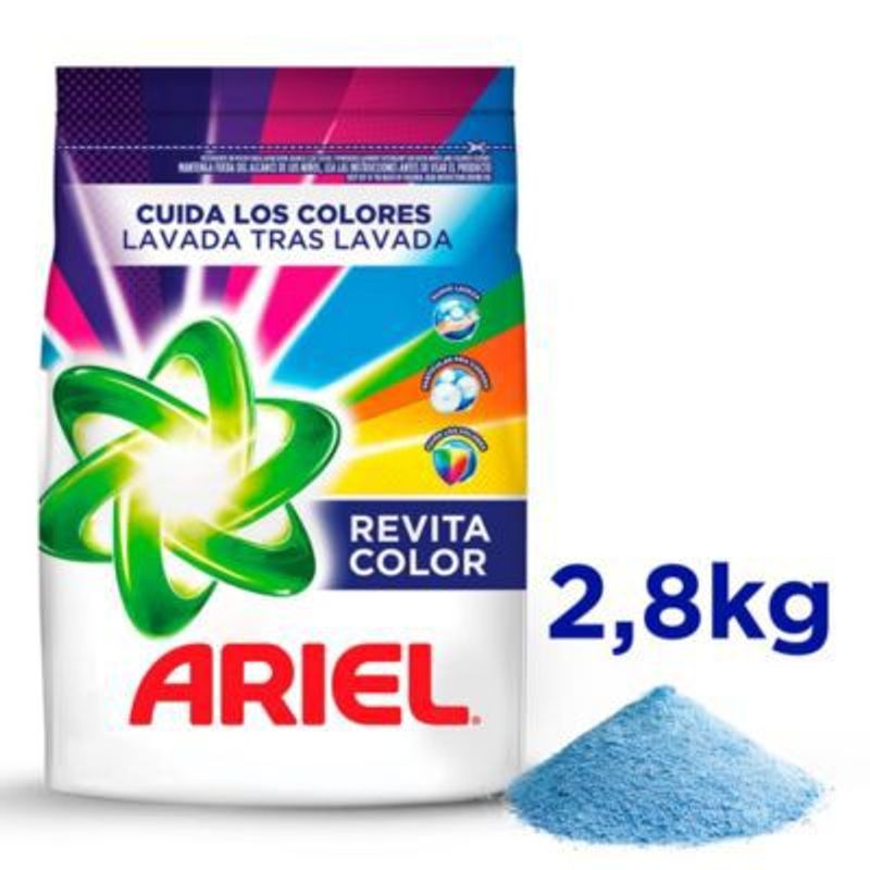 ARIEL - Detergente en Polvo Ariel Revitacolor  2.8kg