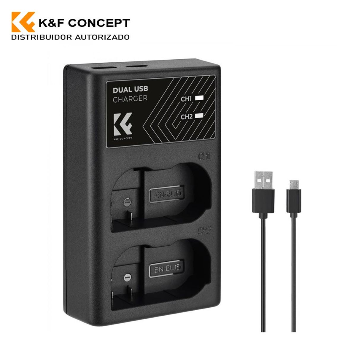 K&F CONCEPT - CARGADOR EN-EL15 K&F CONCEPT