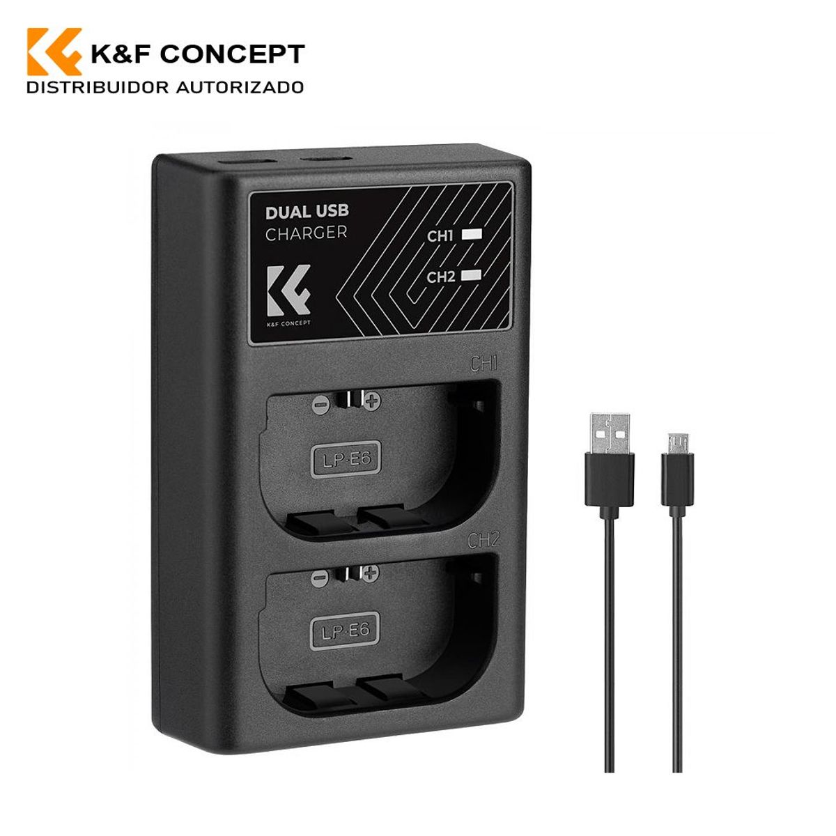 K&F CONCEPT - CARGADOR LP-E6NH K&F CONCEPT