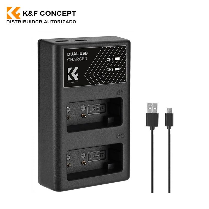 K&F CONCEPT - CARGADOR LP-E17 K&F CONCEPT