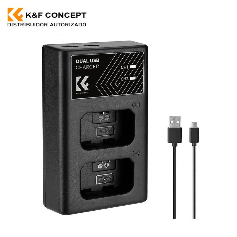 K&F CONCEPT - CARGADOR NP-FW50 K&F CONCEPT