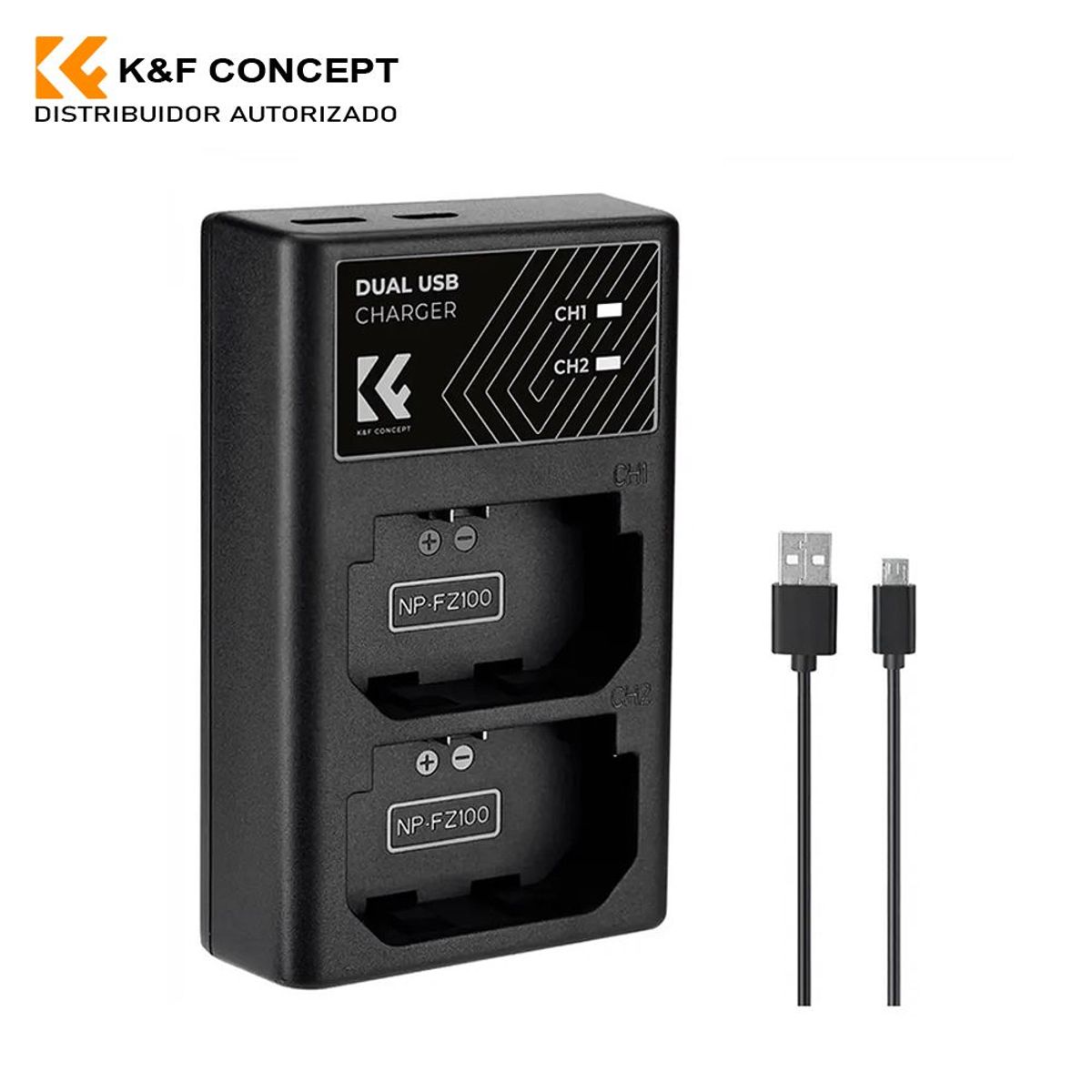 K&F CONCEPT - CARGADOR NP-FZ100 K&F CONCEPT