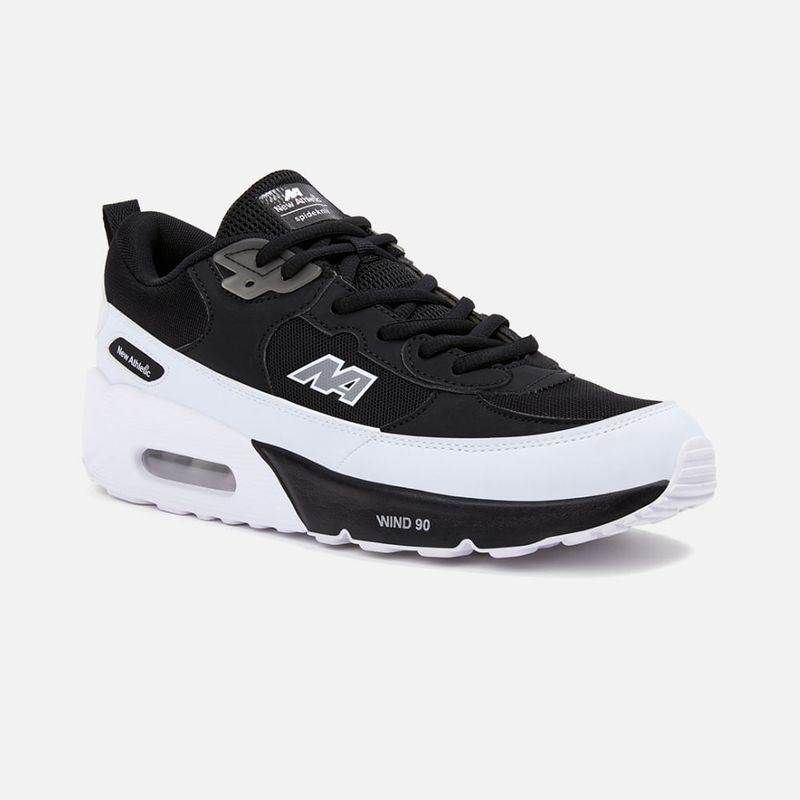 NEW ATHLETIC - ZAPATILLAS NEW ATHLETIC LIFESTYLE WINDN51 NEGRO CON BLANCO PARA HOMBRE