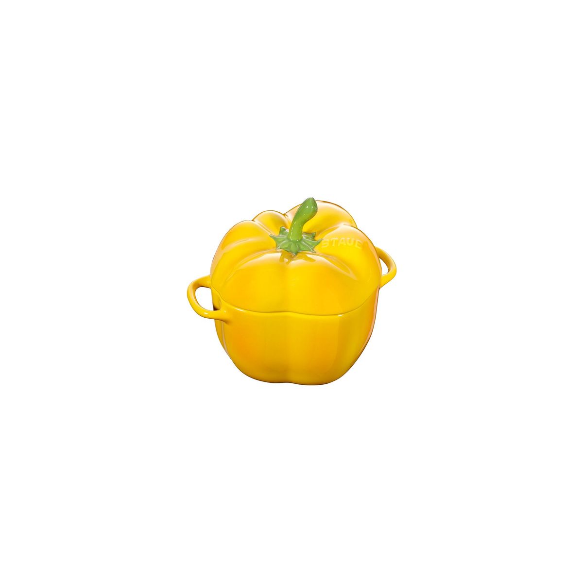 STAUB - Cocotte Pimiento 450 ml de Cerámica 12cm Color Amarillo - STAUB