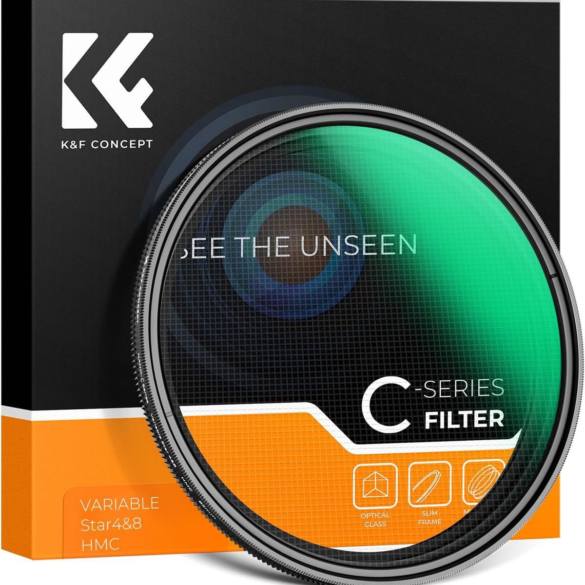 GENERICO - Filtro KYF Concept Estrella 4-8 Puntos 58mm