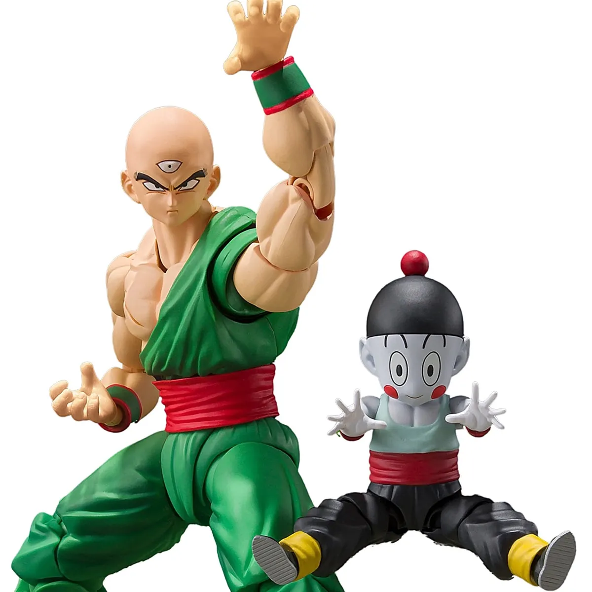 BANDAI - Figura Accion Dragon Ball Z SH Figuarts Tenshinhan & Chaoz