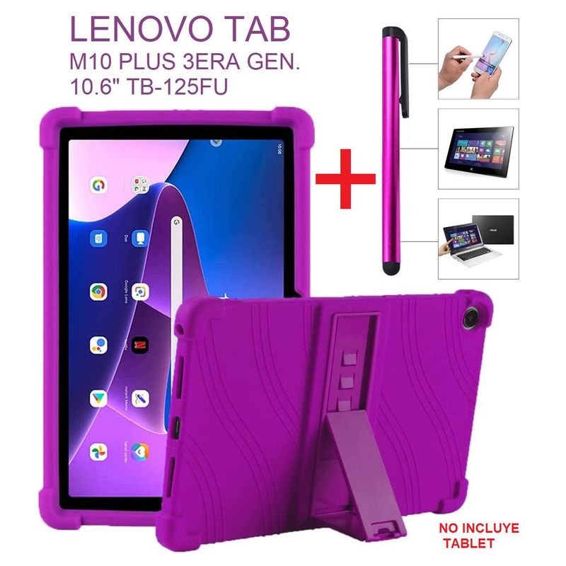 GENERICO - Funda Silicona + Lapiz para Lenovo Tab M10 Plus 3era Gen 10.6 TB125FU