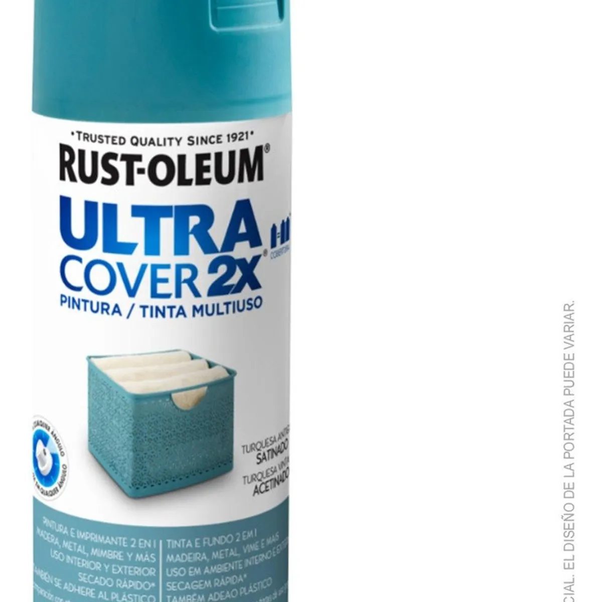 RUST OLEUM - Rust-Oleum Pintura Aerosol Multiusos 2X Turquesa Satin 340g