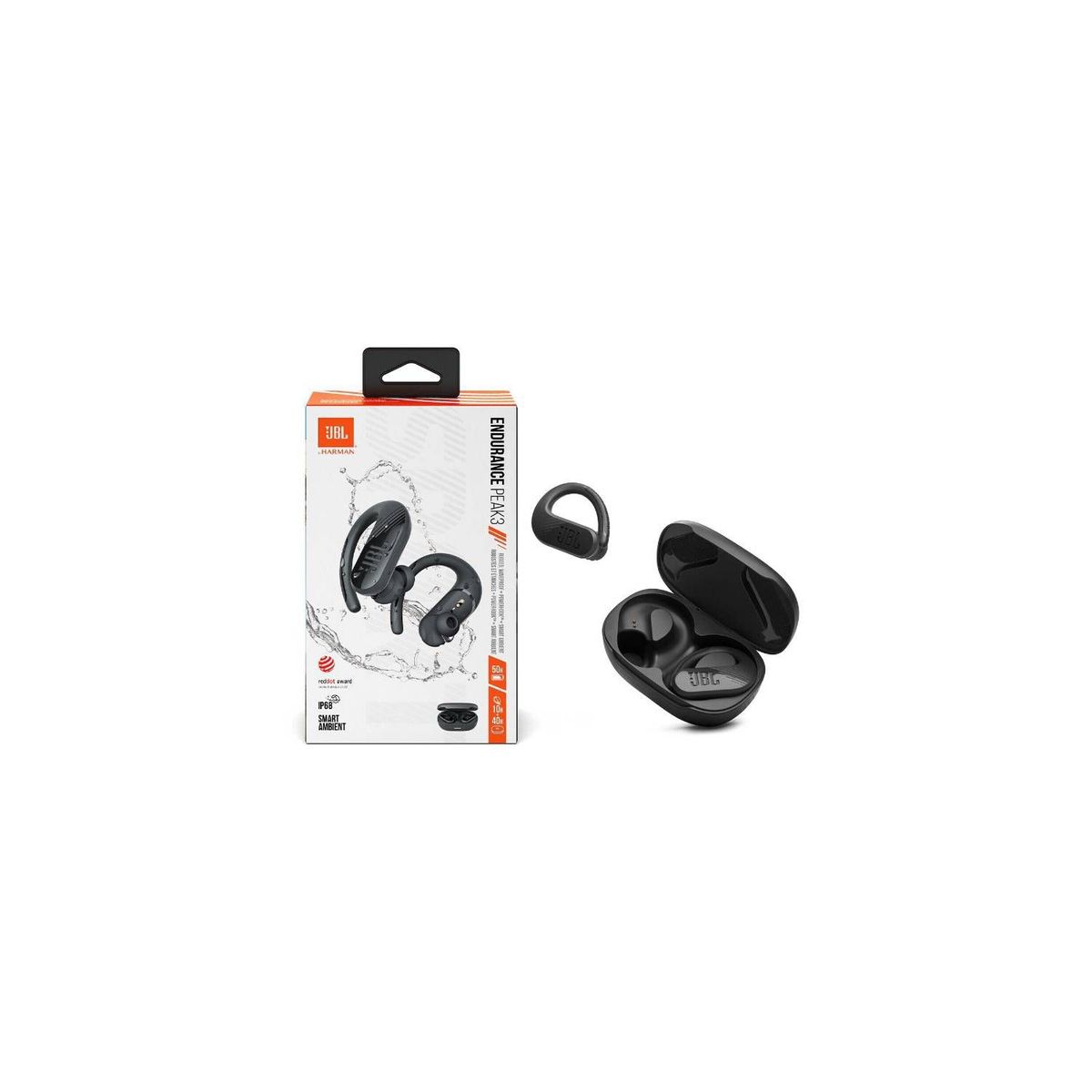 JBL - Audifono Jbl Endurance Peak 3 Wireless IP68 - Negro