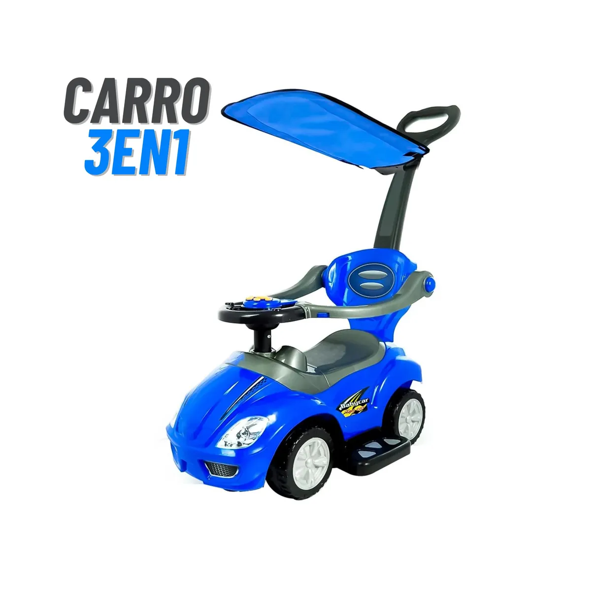 GENERICO - Carro Arrastre Infantil 3en1 Juguete para niños