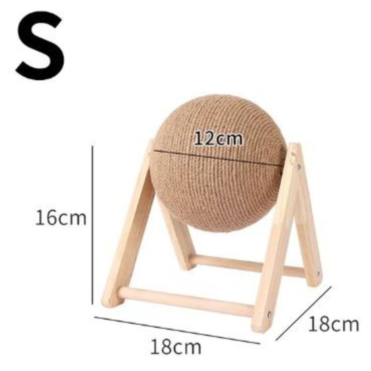 GENERICO - Rascador Bola Rotativa para Gatos