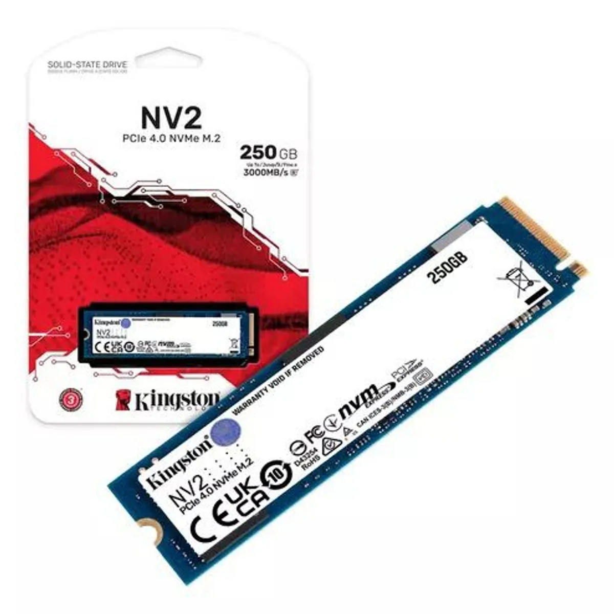 KINGSTON - Disco Solido 250GB NV2 3000MBS