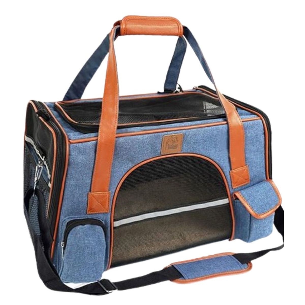 GENERICO - Maletín de Viaje para Mascotas Azul