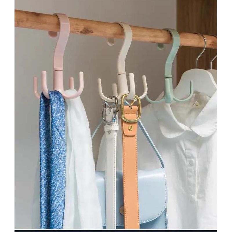 GENERICO - 2 GANCHOS PERCHERO DE ROPERO