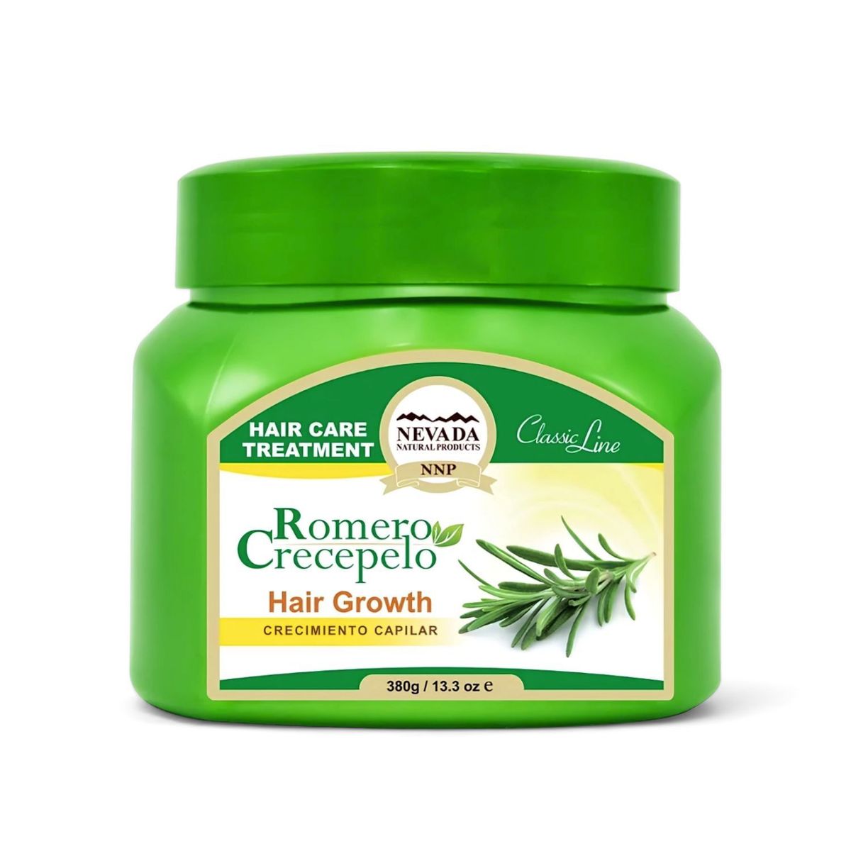 NEVADA NATURAL PRODUCTS - Tratamiento Capilar Romero Crecepelo NNP 380g Revitalizante