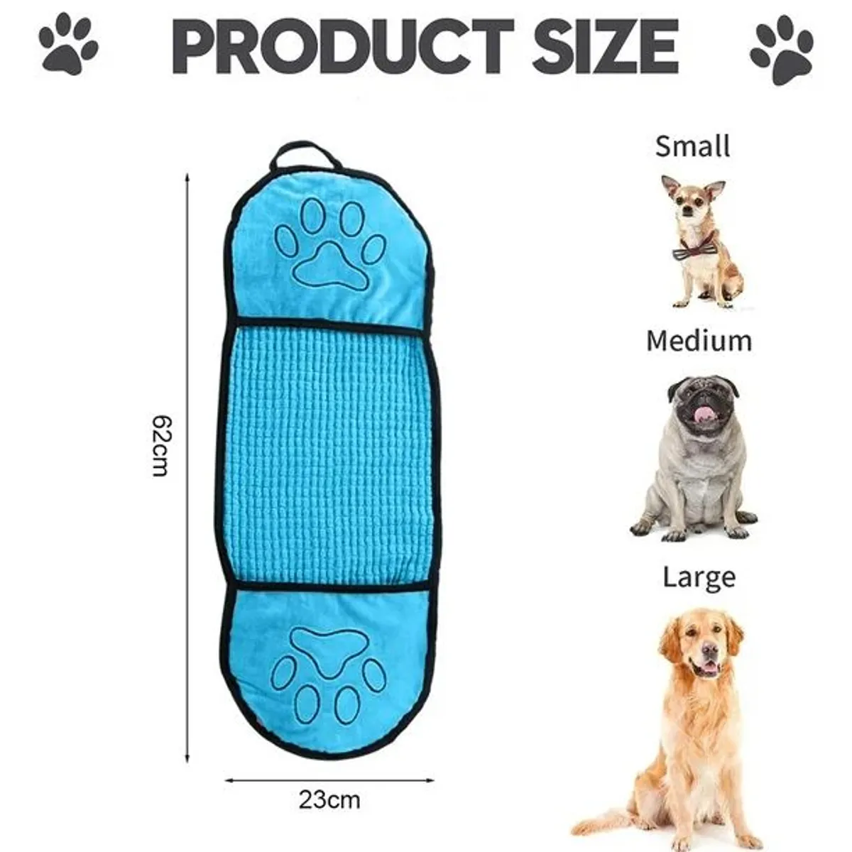 GENERICO - Toallas absorbentes para mascotas - Rosado