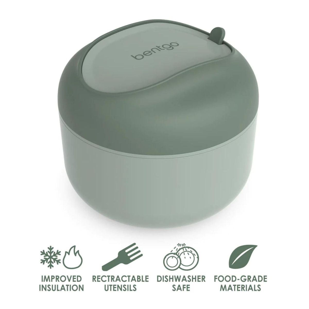 BENTGO - Lonchera Bentgo Bowl - Verde Caqui
