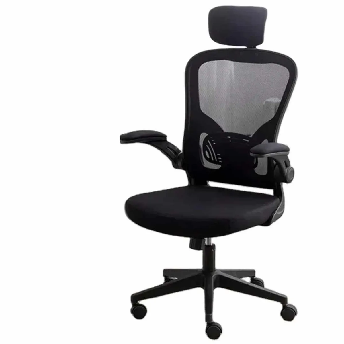 GENERICO - Silla de Escritorio Ejecutiva Negro Ergonómica Giratoria C-254