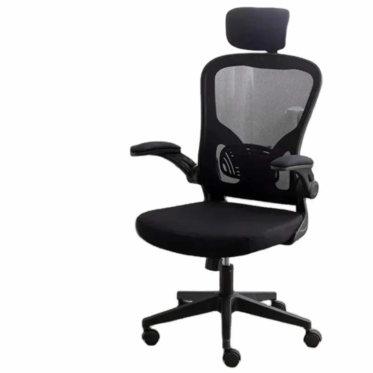 GENERICO - Silla de Escritorio Ejecutiva Negro Ergonómica Giratoria C-254