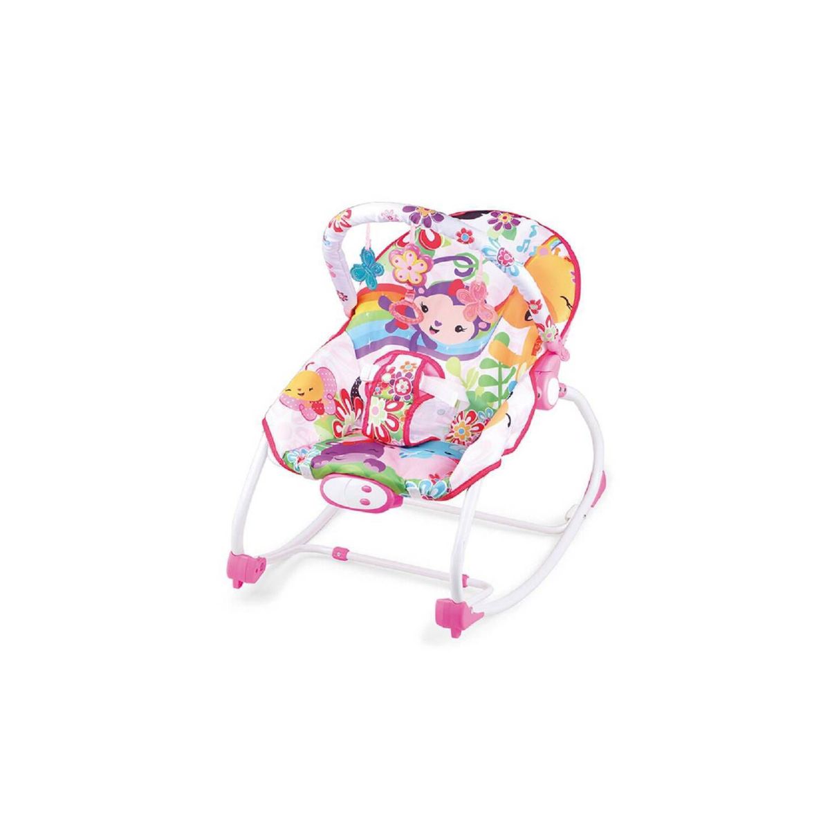 IDEAL - Silla Mecedora Musical con Vibrador Rosado