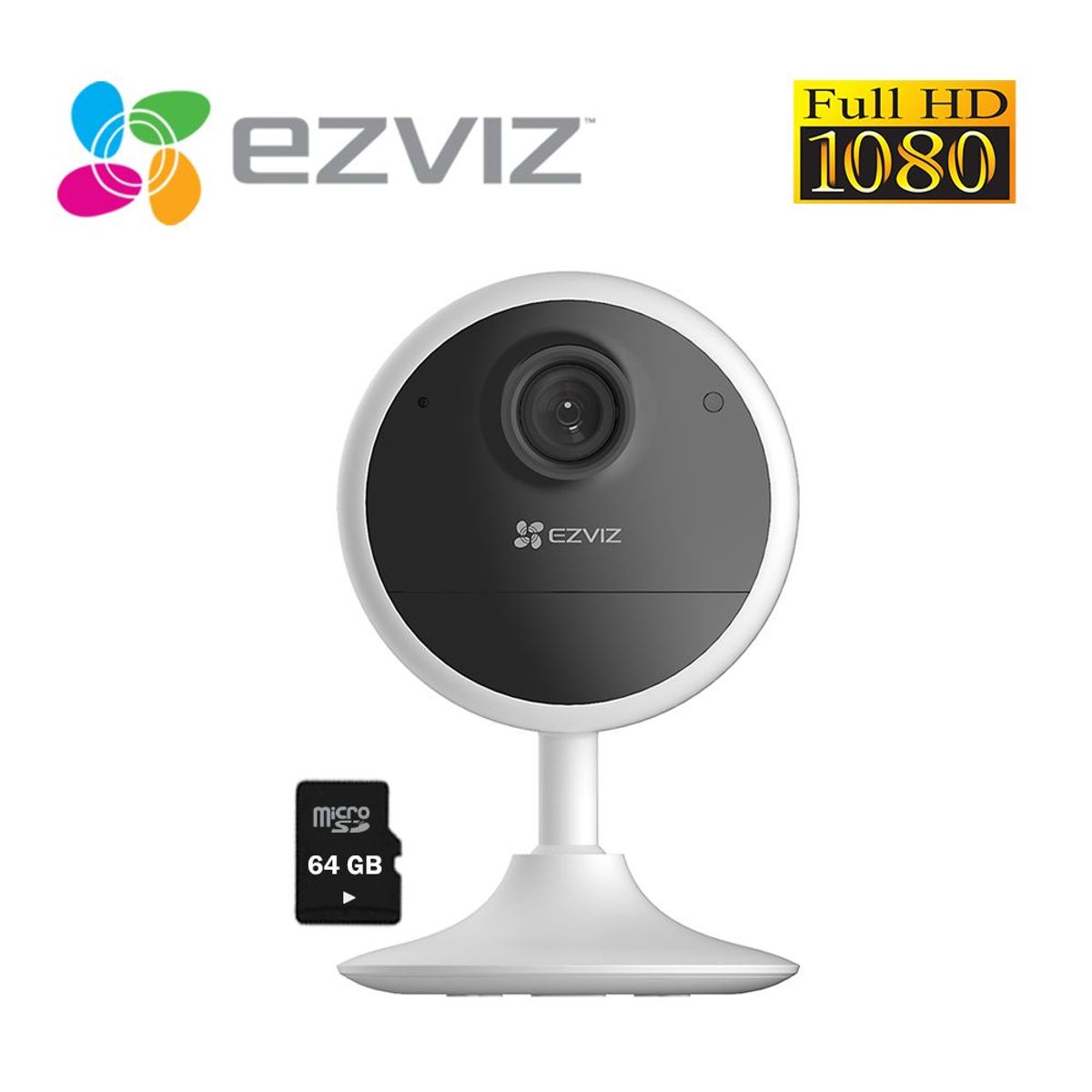 EZVIZ - Cámara Inteligente Wifi CB1 1080P Ezviz Bateria Inalámbrica Sd 64Gb