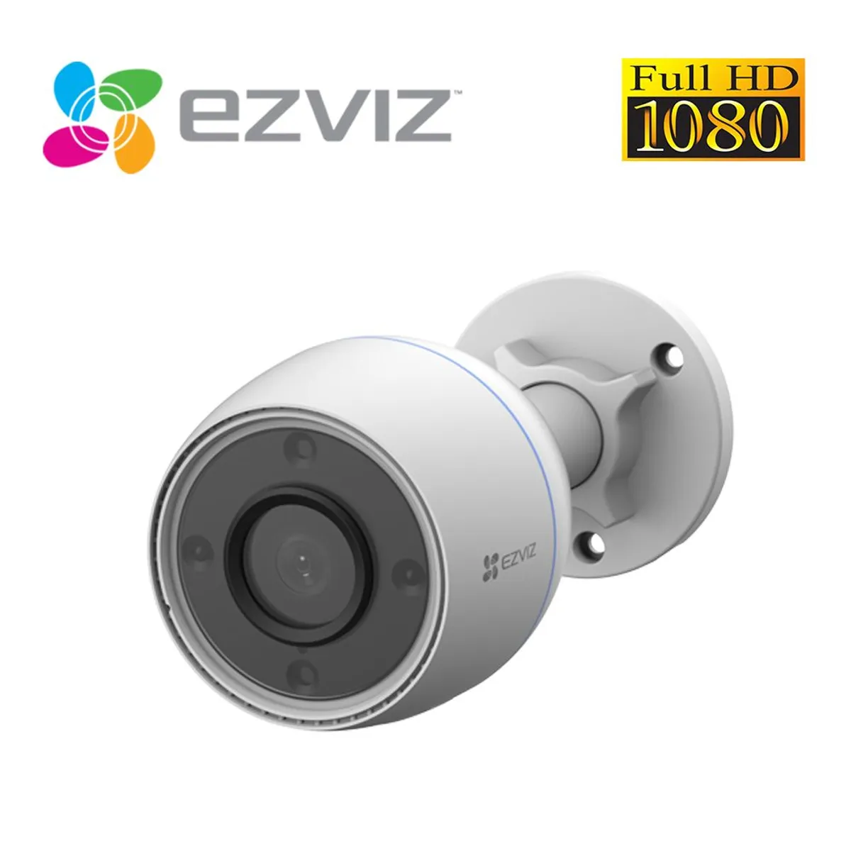 EZVIZ - Cámara Seguridad Wifi Exterior H3C COLOR 1080P Ezviz IP67 Noche Color