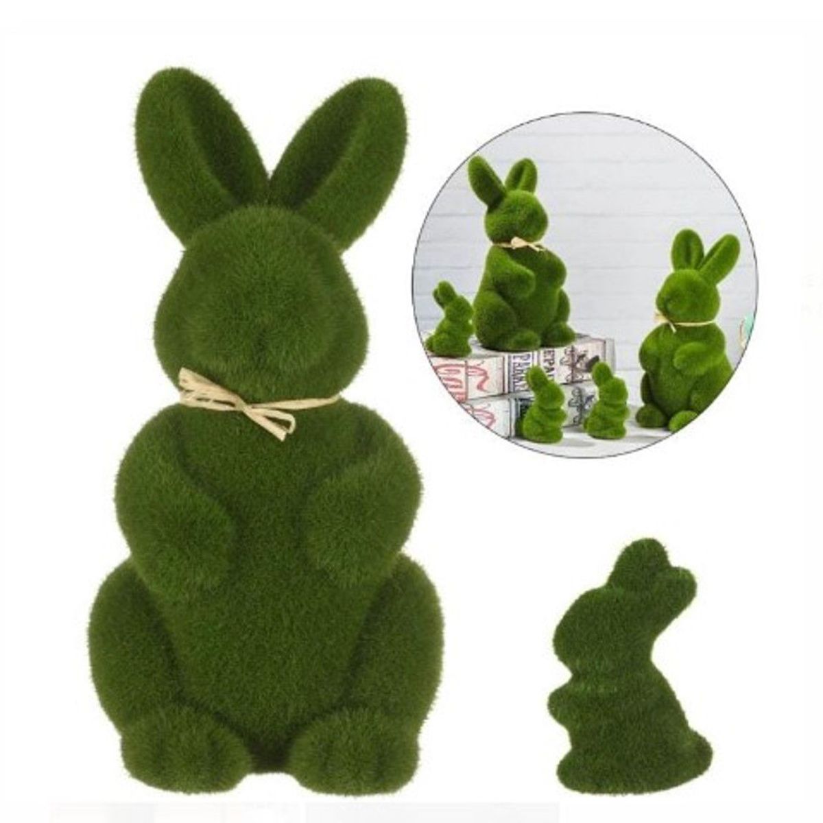 GENERICO - Muñeco de Conejo Decorativo  verde de Calidad