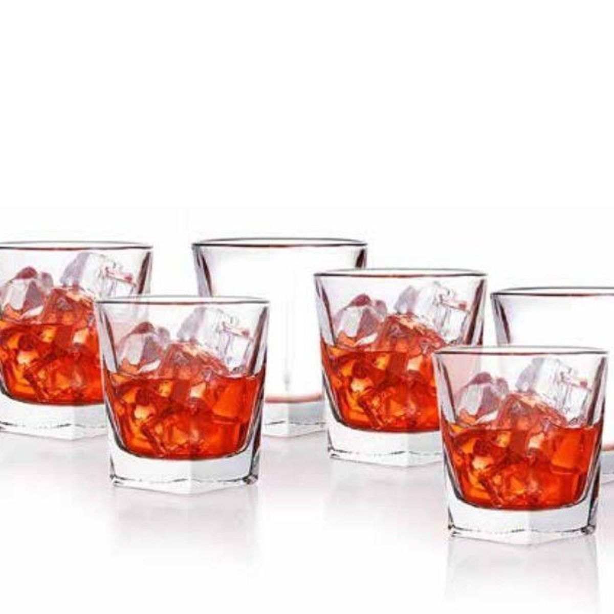 GENERICO - Juego de Vasos Geométricos  para Trago