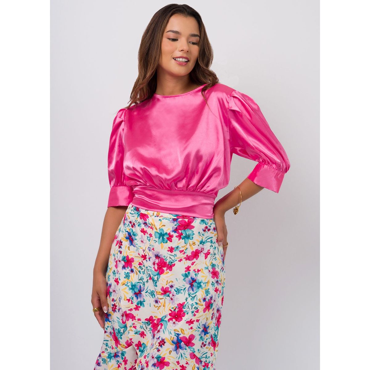 DOLCATTA - Blusa Desirée - Fucsia Color - Dolcatta