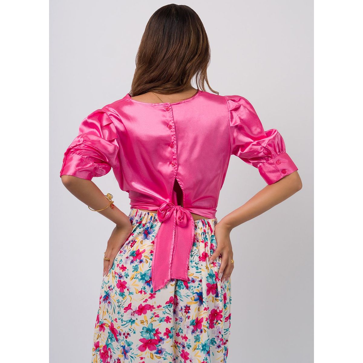 DOLCATTA - Blusa Desirée - Fucsia Color - Dolcatta