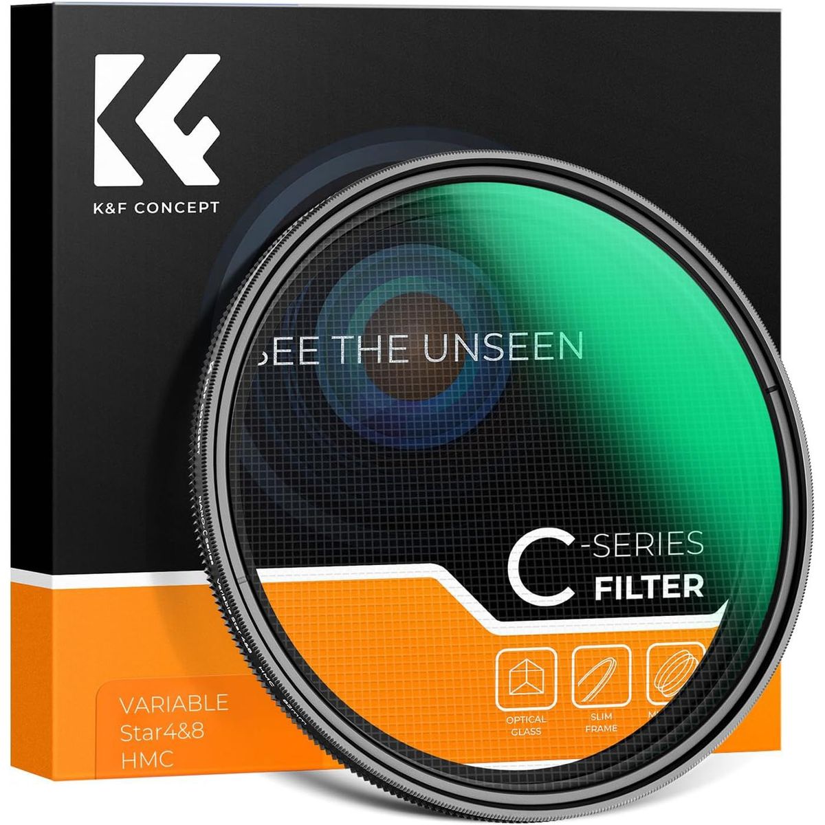 GENERICO - Filtro KYF Concept Estrella 4-8 Puntos 72mm