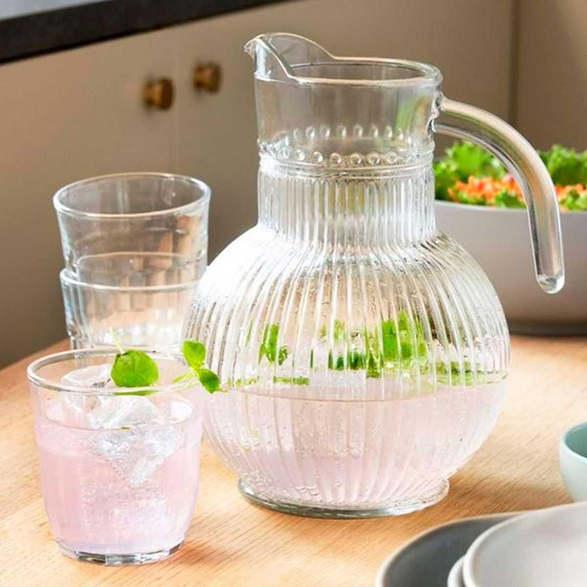 TEILOR - Jarra de Vidrio Transparente