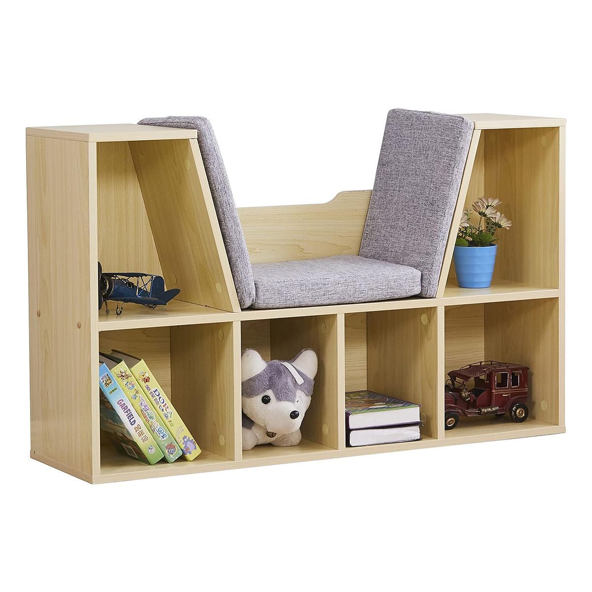 GENERICO - Librero Infantil Armado Hiro Color Olmo Alpino Ruta 81