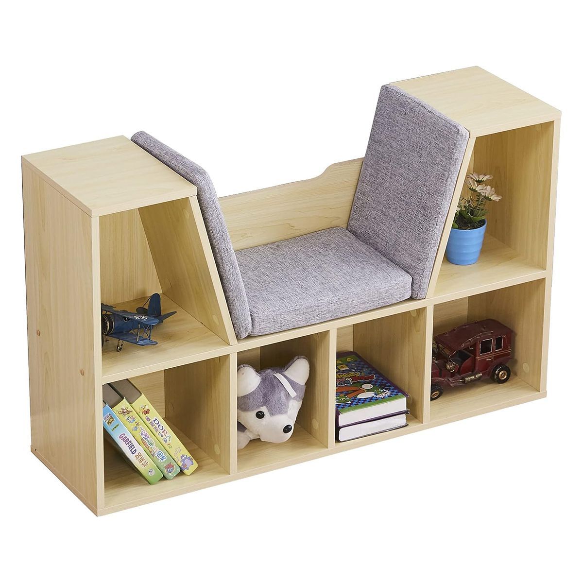 GENERICO - Librero Infantil Armado Hiro Color Olmo Alpino Ruta 81