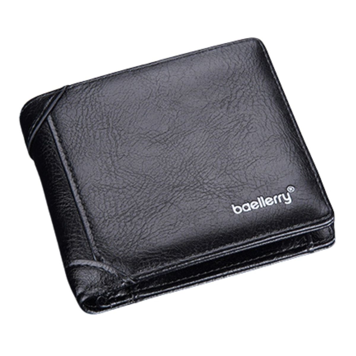 BAELLERRY - Billetera de cuero vegano PU de diseño clásico D9321