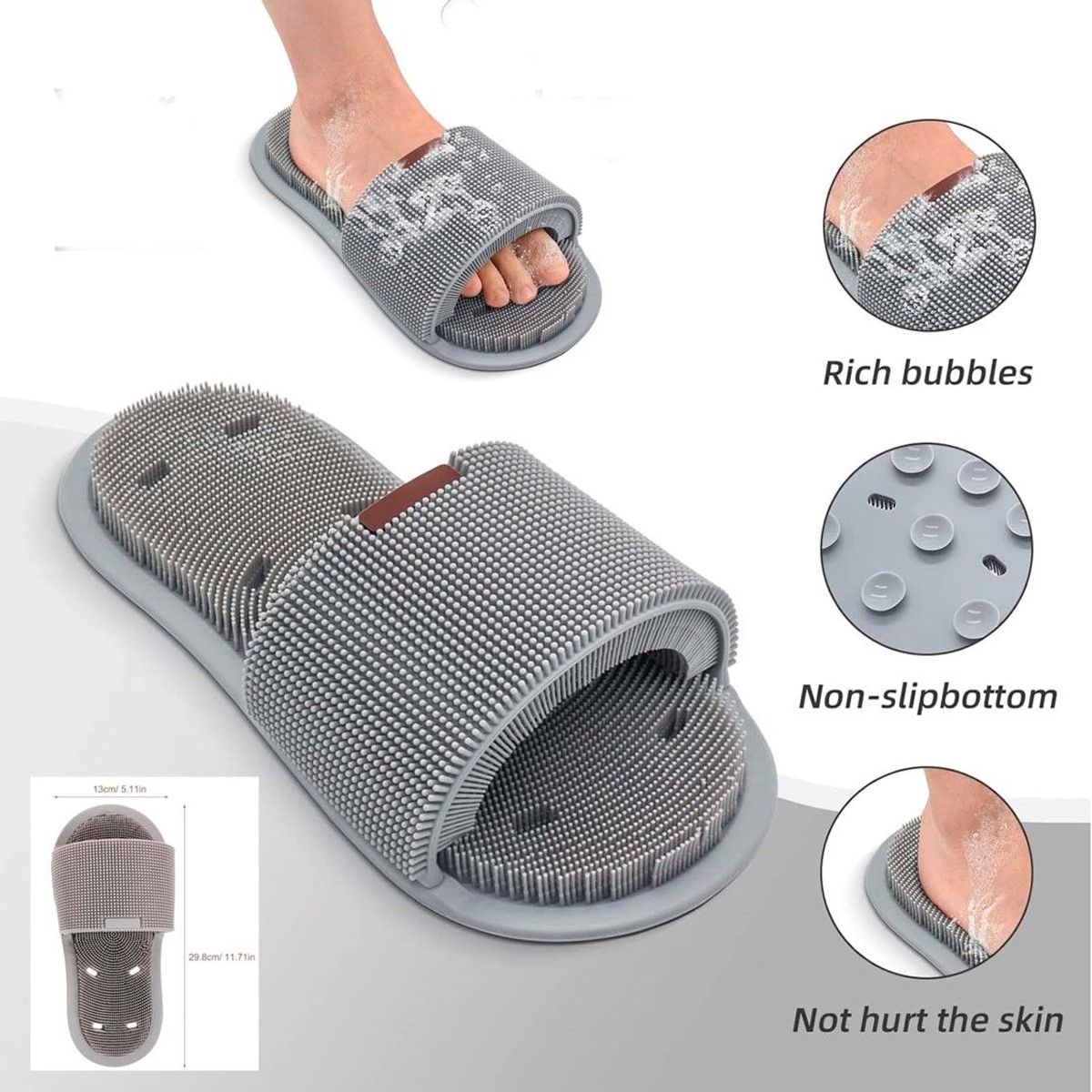 GENERICO - Par de Zapatillas de Masajes