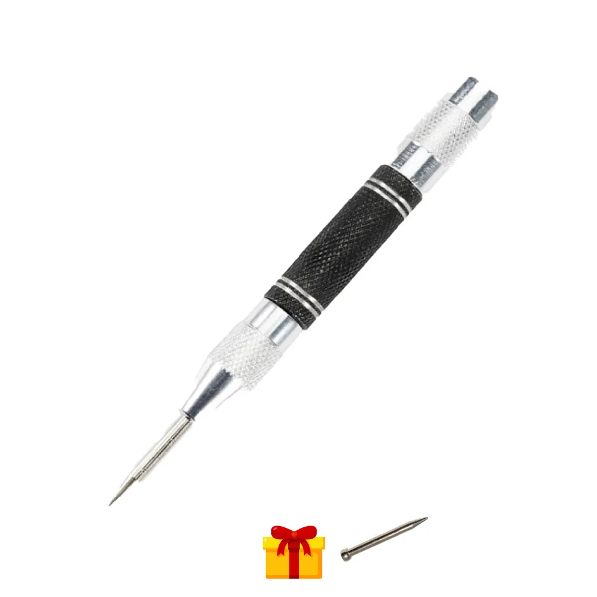 GENERICO - Pack Punzón Automático 130mmx12mmx4mm + Repuesto