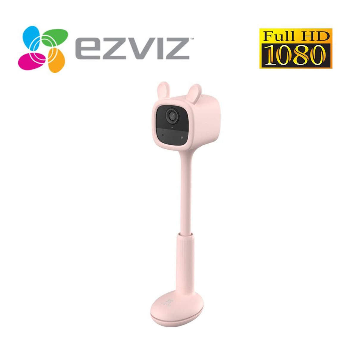 EZVIZ - Monitor de Bebé BM1 1080P Ezviz Rosado Wifi Inalámbrico con Batería