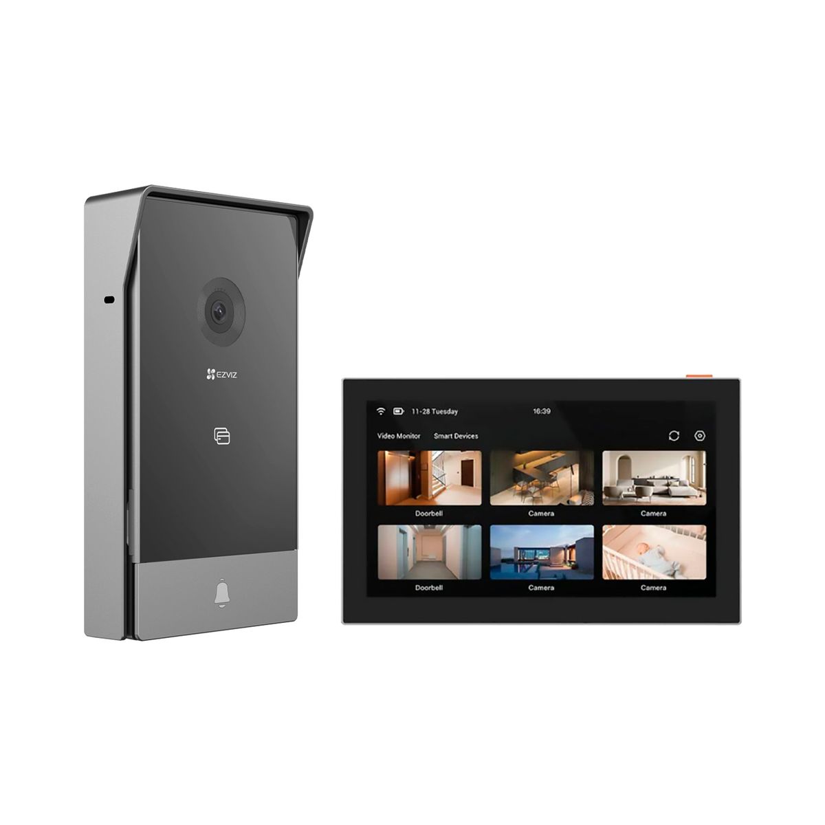 EZVIZ - Videoportero Doméstico Inteligente HP7 2K Ezviz Exterior