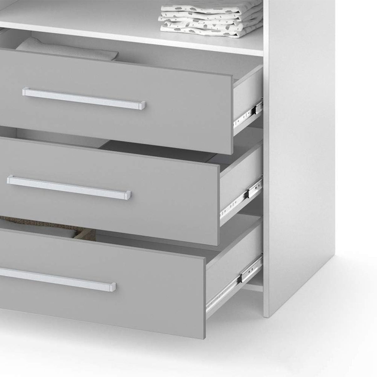 GENERICO - Cómoda Cambiador de bebé Matheus Bicolor