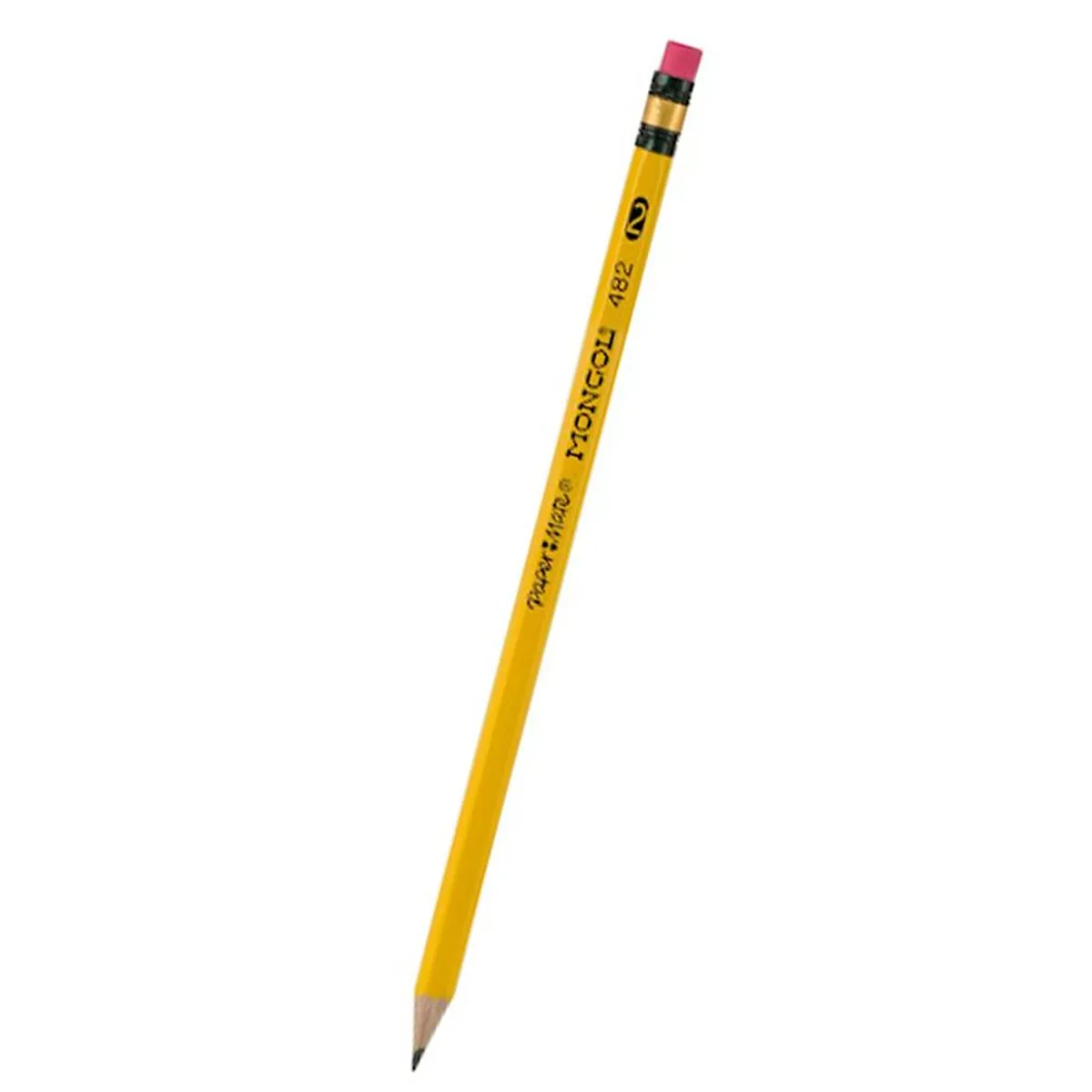 PAPER MATE - Lápiz Grafito Triangular N°2 Hb Mongol Blister X3