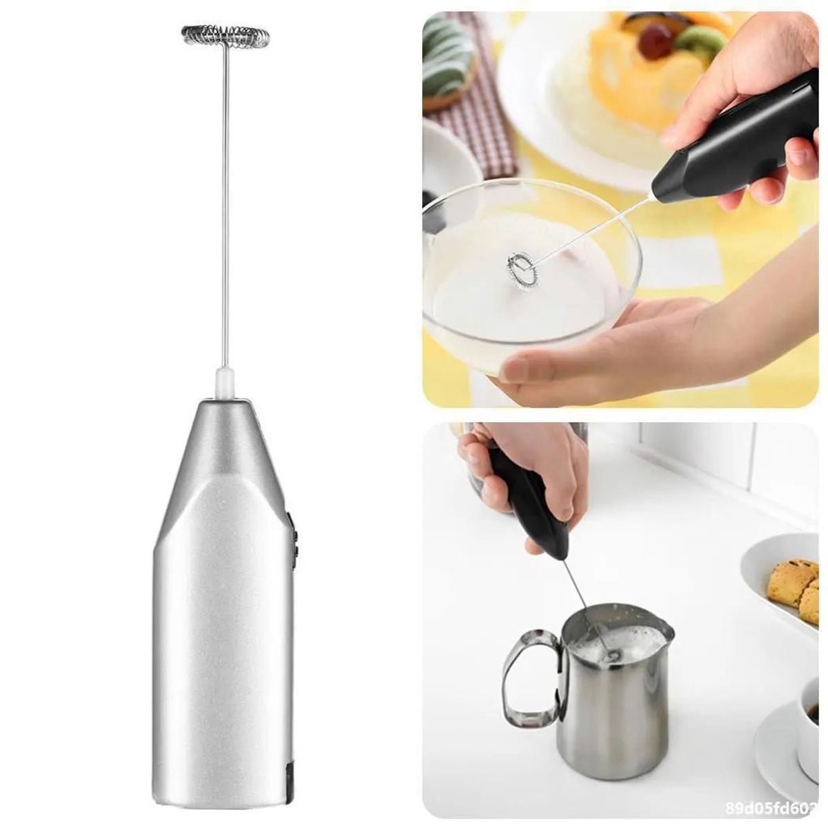 GENERICO - Batidora Espumadera Café Leche inalámbrico Licuadora Capuchino Genieka