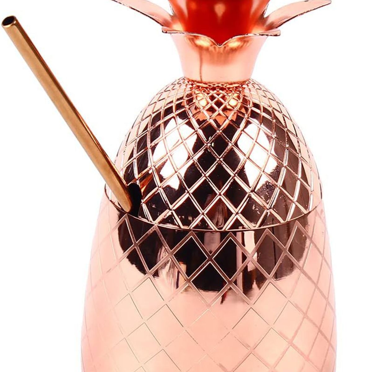 GENERICO - Copa bañada en cobre elegante en forma de piña