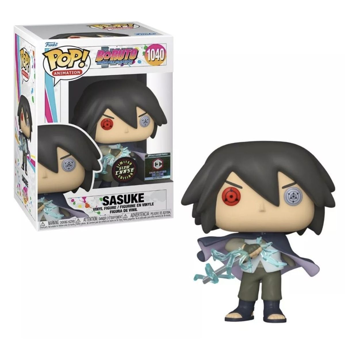 FUNKO - Sasuke Chase Git Funko Pop 1040 Naruto Shippuden Chalice