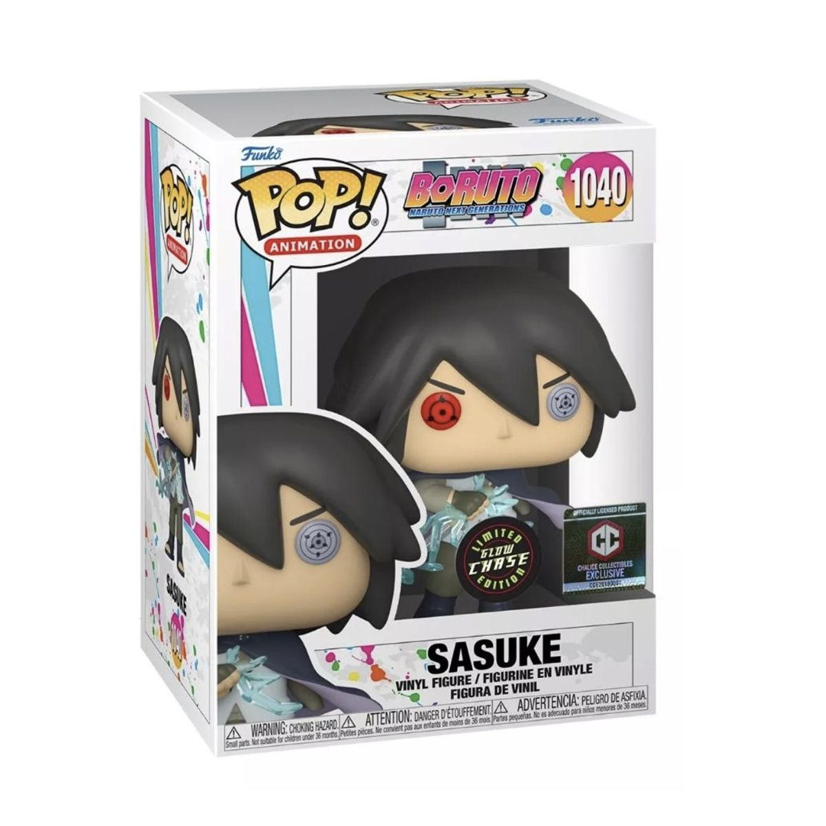 FUNKO - Sasuke Chase Git Funko Pop 1040 Naruto Shippuden Chalice