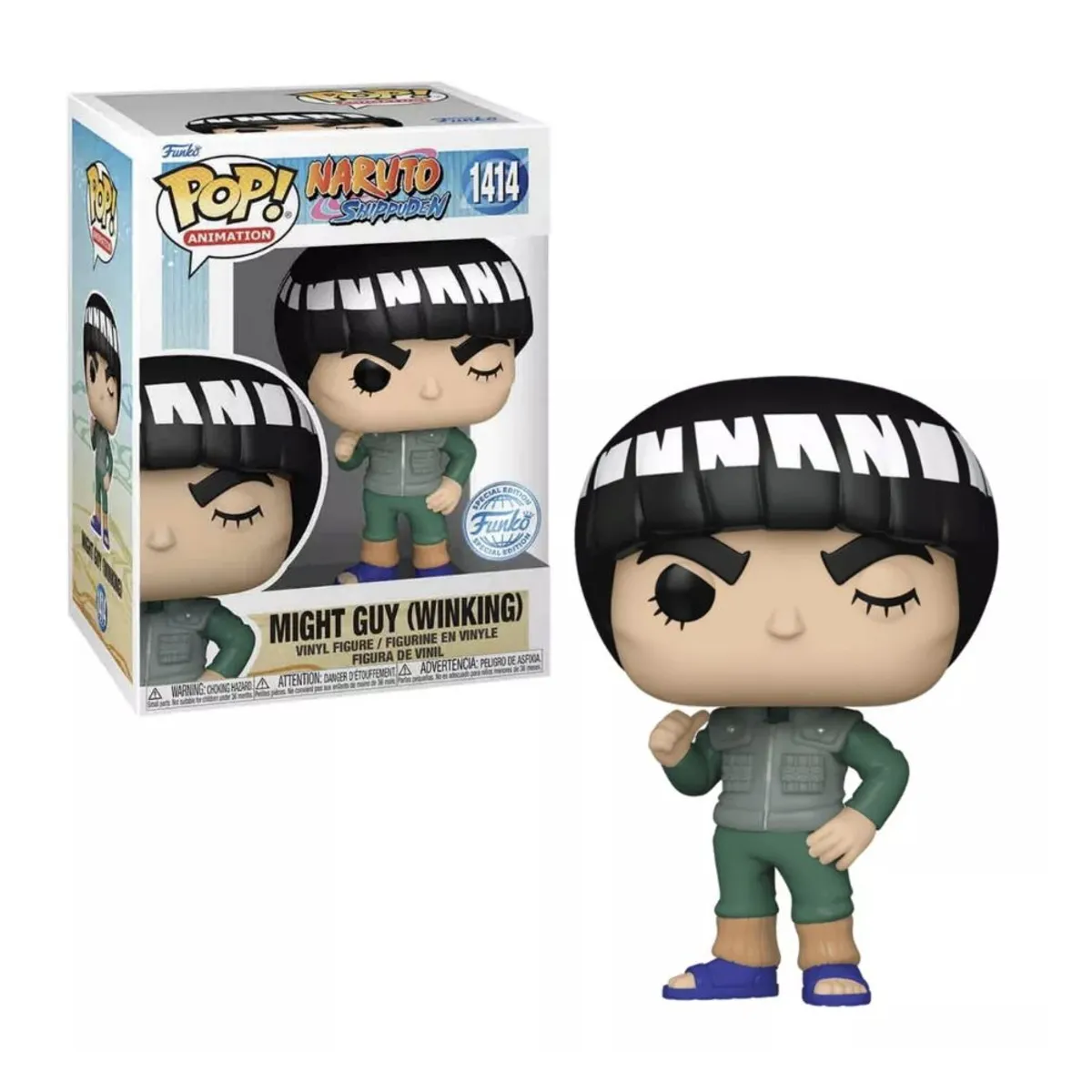 FUNKO - Might Guy Guiñando Funko Pop 1414 Naruto Shippuden